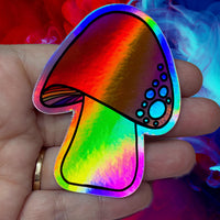 Rainbow Mushroom Sticker