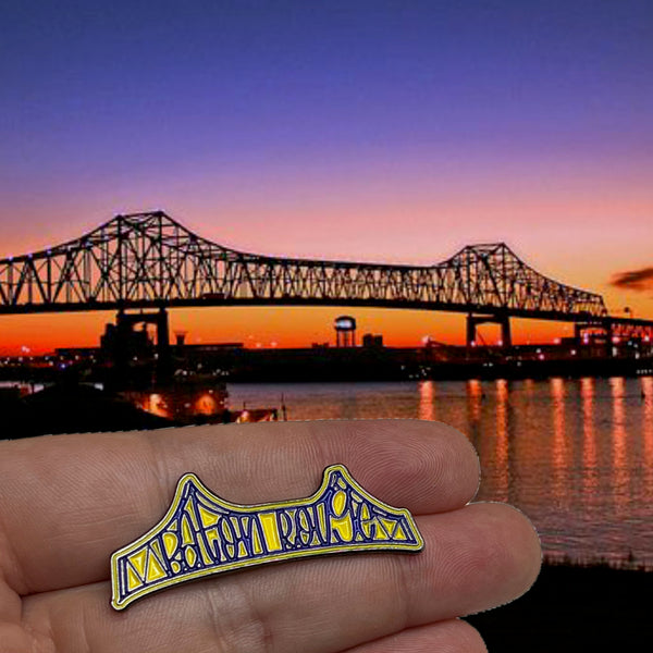 Baton Rouge Bridge Enamel Pin