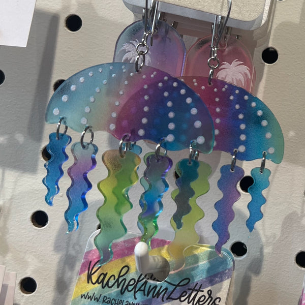 Rainbow Magic Jellyfish Earrings